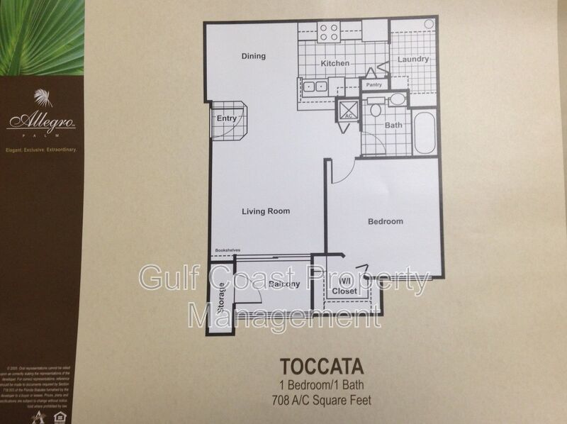 Stylish & Convenient Condo Living in 1/1 Gated Allegro Palm – Resort-Style Amenities! property image